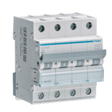 Автоматический выключатель Hager MCN 4P 6kA 20A C