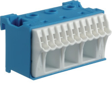 N-клема QuickConnect Hager 3x16мм²+11x4мм² ширина 60мм KN14N