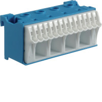 N-клема QuickConnect Hager 4x16мм²+14x4мм² ширина 75мм KN18N