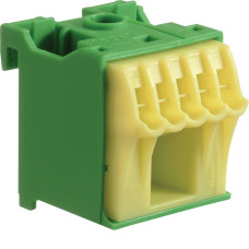 PE-клема QuickConnect Hager 1x16мм²+5x4мм² ширина 30мм KN06E