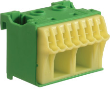 PE-клема QuickConnect Hager 2x16мм²+8x4мм² ширина 45мм KN10E