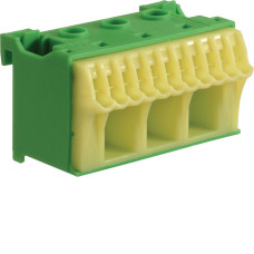PE-клема QuickConnect Hager 3x16мм²+11x4мм² ширина 60мм KN14E
