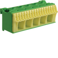 PE-клема QuickConnect Hager 5x16мм²+17x4мм² ширина 90мм KN22E