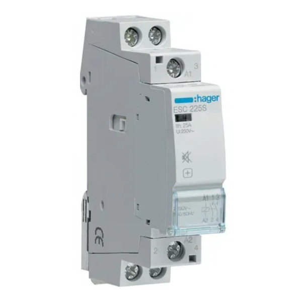 Контактор безшумний Hager 25A 2НВ 230В