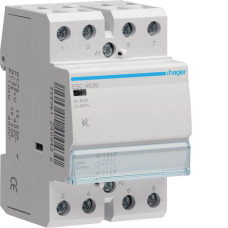 Контактор безшумний Hager ESC463S 63A 4НВ 230В