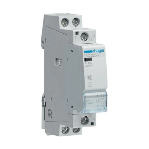 Контактор Hager ESC225 25A 2НВ 230В 