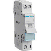 Перемикач I-0-II з загальним виходом знизу Hager 1P 32А/230В SFB132