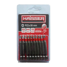 Бита PZ2 х 50 мм Haisser, набiр 10шт. 2712709