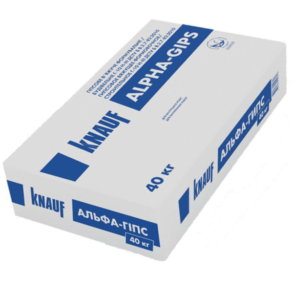 Knauf Г-10 Гипс формовочный строительный, 40 кг