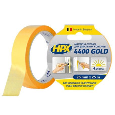 Малярна стрічка HPX 4400 Fine Line FP2525 25 мм × 25 м (помаранчева)