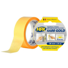 Малярна стрічка HPX 4400 FP3825 38 мм × 25 м (помаранчева) — точне фарбування без підтікання