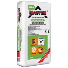 MASTER FRONT Белая беспесчаная финишная шпаклевка 20 кг