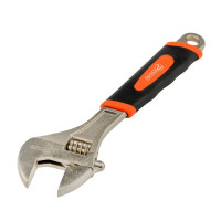 Ключ розвідний Polax з прогумованою рукояткою 300 мм (25-020)