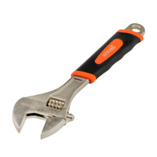 Ключ розвідний Polax з прогумованою рукояткою 300 мм (25-020)