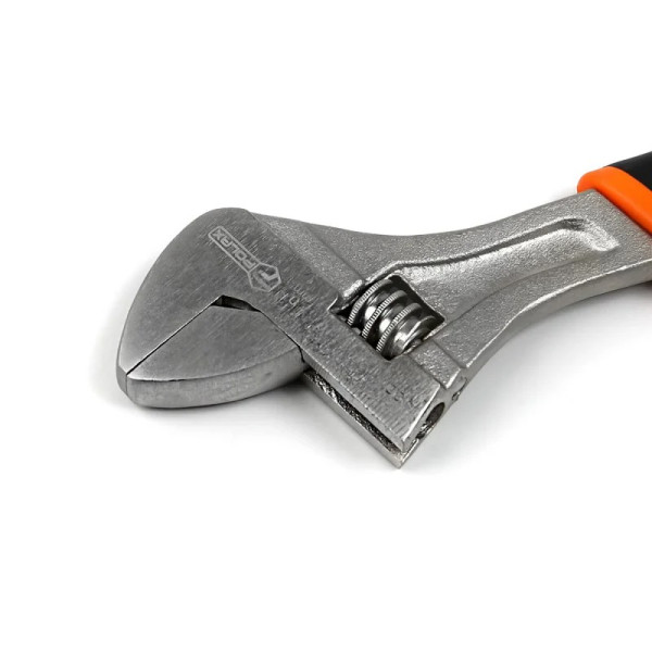 Ключ розвідний Polax з прогумованою рукояткою 300 мм (25-020)