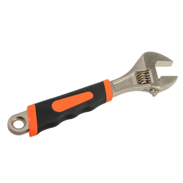 Ключ розвідний Polax з прогумованою рукояткою 300 мм (25-020)