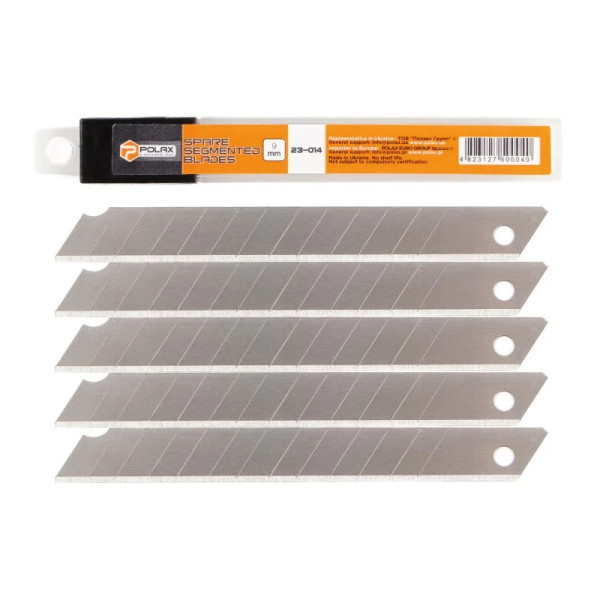 Комплект лез Polax сегментних 25 мм, 10 шт (23-010)