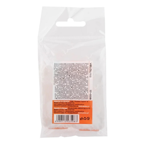 Валик вовняний з поліакрилу "Велюр" Polax 6х15х50 мм (17-008)