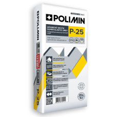 Polimin P-25 клей для плитки високоеластичний 25 кг.
