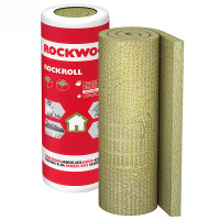 Мінеральна вата ROCKWOOL ROCKROLL 100 мм (2500×1000, 5 м²) — рулонний утеплювач для мансарди і перекриттів