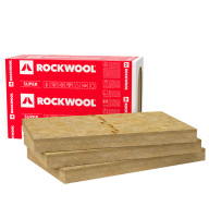 Каменная вата ROCKWOOL FRONTROCK SUPER 100 мм (1000×600, 1,8 м²) — утеплитель для фасада