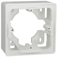 Коробка наружная Schneider Unica 1-постовая белая NU800218
