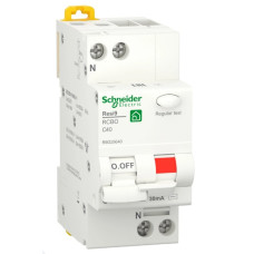 Устройство защитного отключения (УЗО) Schneider Electric RESI9 2P, 40A, 30mA, АС, 6кА