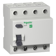 Устройство защитного отключения (УЗО) Schneider Electric RESI9 4P, 40A, 30mA, АС, 6кА