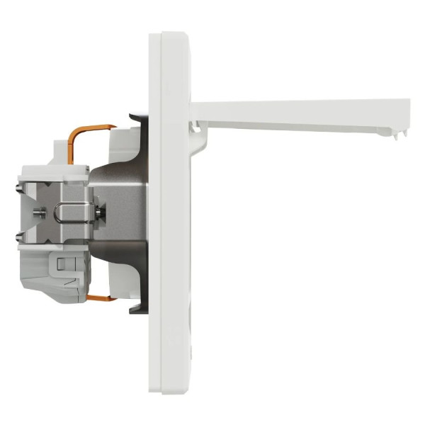 Розетка Schneider Electric Asfora EPH3100121 із заземленням та кришкою біла IP20