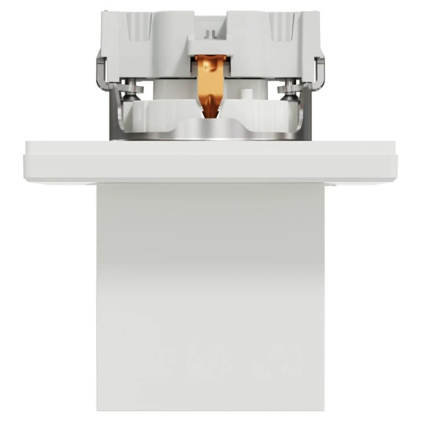 Розетка Schneider Electric Asfora EPH3100121 із заземленням та кришкою біла IP20