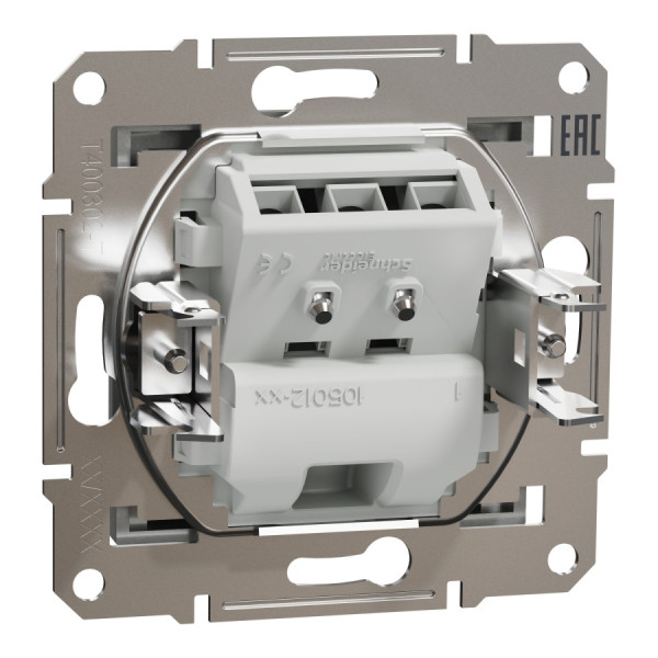 Розетка кабельна Schneider Asfora алюміній EPH5500161