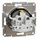 Розетка Schneider Electric Asfora з заземленням та шторками EPH2900271
