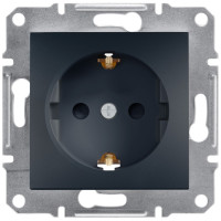 Розетка Schneider Electric Asfora з заземленням та шторками EPH2900271