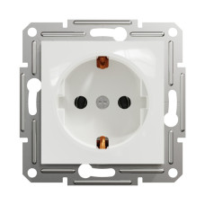 Розетка Schneider Electric Asfora EPH2970121 із заземленням без рамки