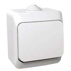 Выключатель Schneider Cedar Plus наружный одноклавишный белый WDE000510