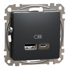 Розетка USB Schneider Sedna 2 выхода, тип А+С SDD114402