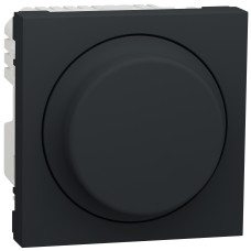 Димер для LED ламп Schneider Unica New поворотно-натискний антрацит NU351454