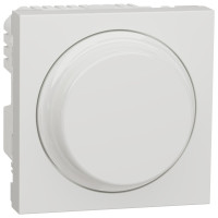 Димер для LED ламп Schneider Unica New поворотно-натискний білий NU351418