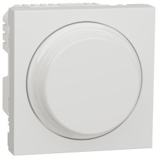 Димер для LED ламп Schneider Unica New поворотно-натискний білий NU351418