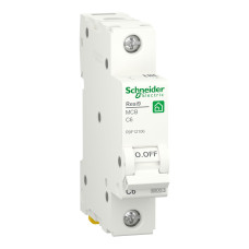 Автоматичний вимикач Schneider Electric Resi9 6kA 1P 6A C
