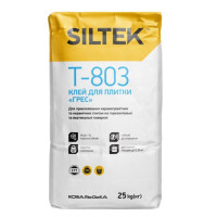 Клей для плитки Siltek T-803 ГРЕС 25 кг — водо- та морозостійкий