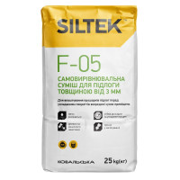SILTEK F-05 Самовирівнювальна суміш для підлоги від 3 до 80мм, 25 кг.