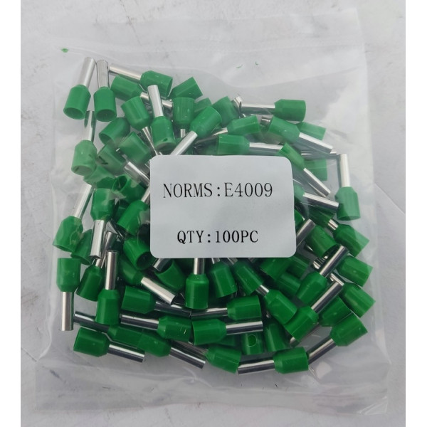 Наконечник гільза TNSy Е4009 4мм² зелений