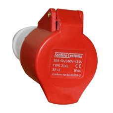 Розетка переносна TNSy 214 3Р+PЕ 16А 380В IP44