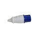 Вилка переносна TNSy 013 2Р+PЕ 16А 220В IP44 