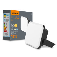 LED прожектор VIDEX F3 10W 5000K 220V Black (VLE-F3-0105B)