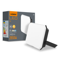 LED прожектор VIDEX F3 30W 5000K 220V Black (VLE-F3-0305B)