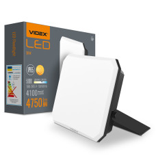 LED прожектор VIDEX F3 50W 5000K 220V Black (VLE-F3-0505)
