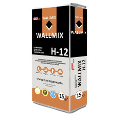 Wallmix H-12 Шпаклёвка цементная финишная белая 15 кг
