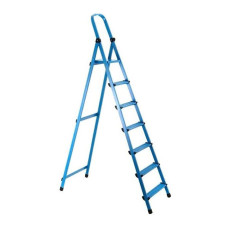 Металева драбина 7 сходинок Work's 407 синя